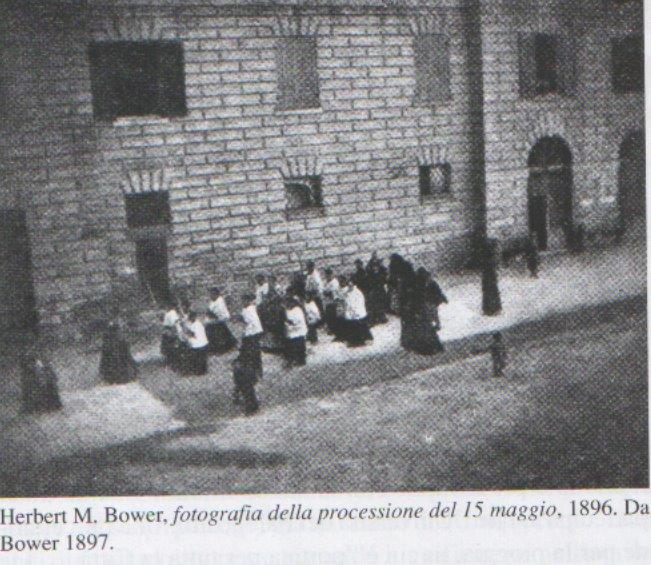 1896  La processione con gonfalone