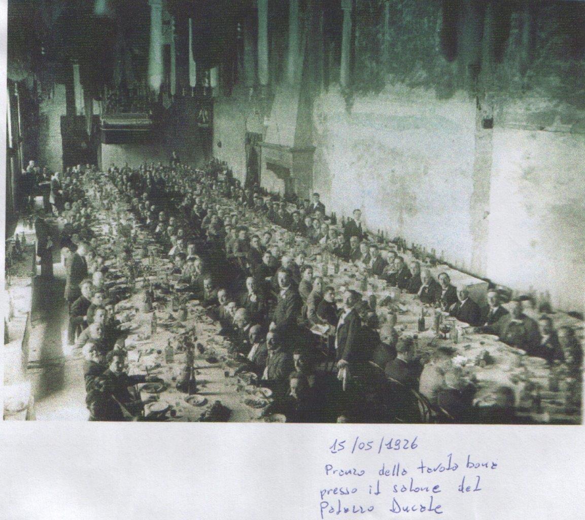 1926 tavola bona palazzo ducale
